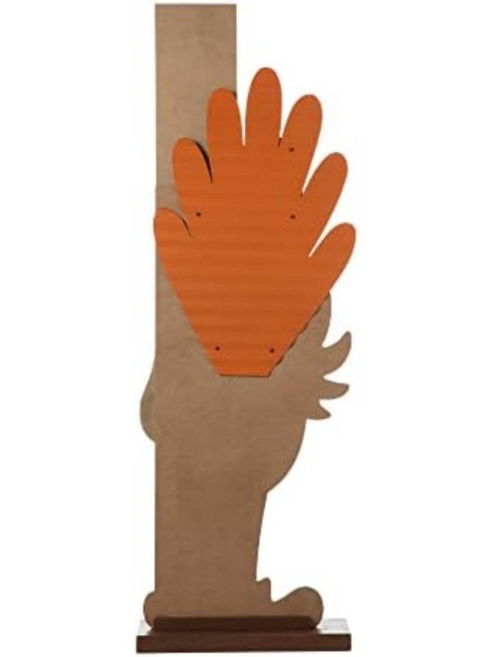 36” Fall Wooden Turkey Porch Sign | Rustic Farmhouse Decor for Thanksgiving - Picture 3 of 7